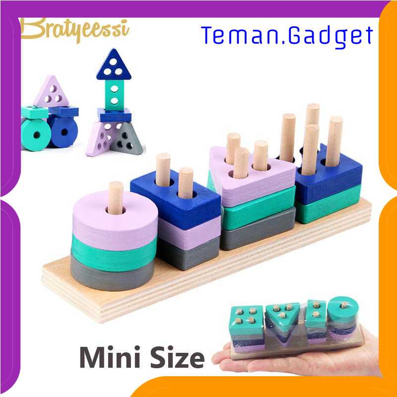 TG-MA Bratyeessi Mainan Anak Education Shape Match Children Toy - MS9958