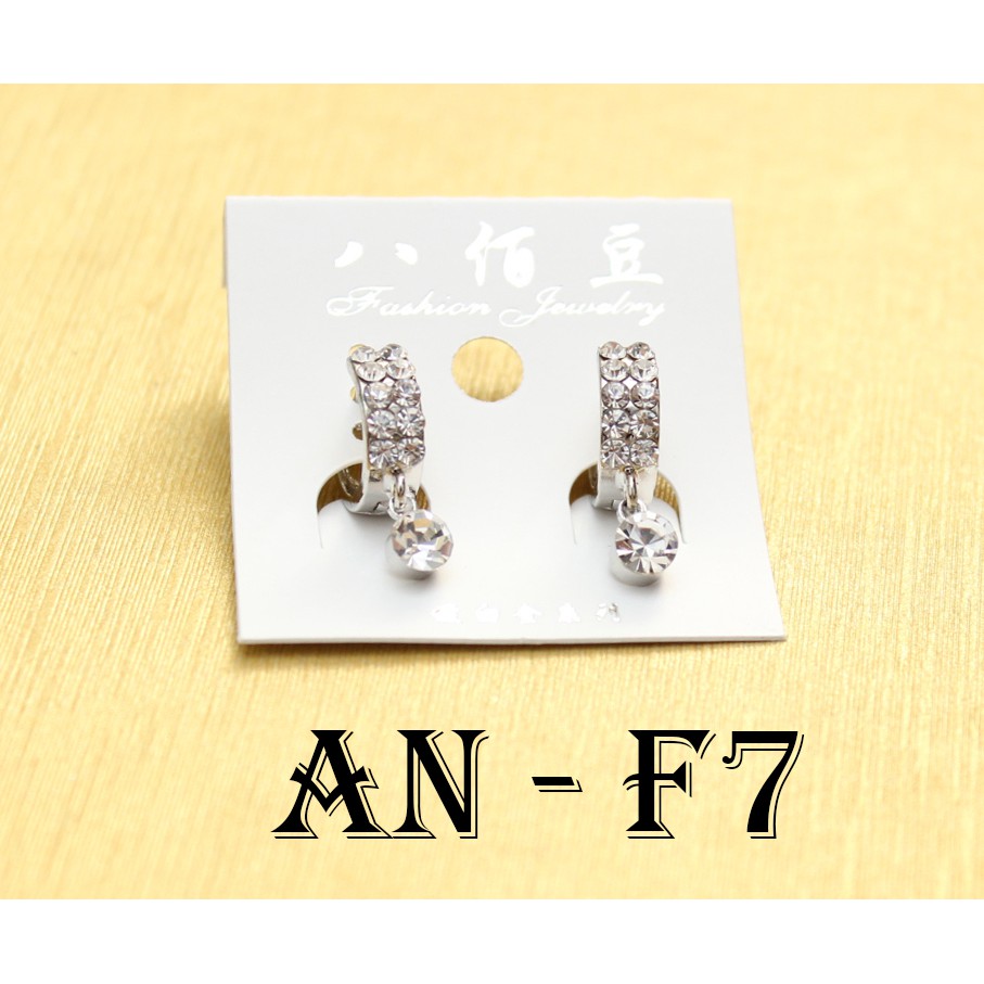 OK - Kode AN-F Anting wanita fashion model korea imitasi bahan alloy-7