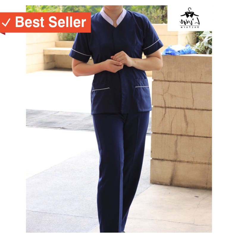 MURAH FASHION BAJU CEWEK / Baju Seragam suster Lvin Bianca Series / baju babysitter / baju