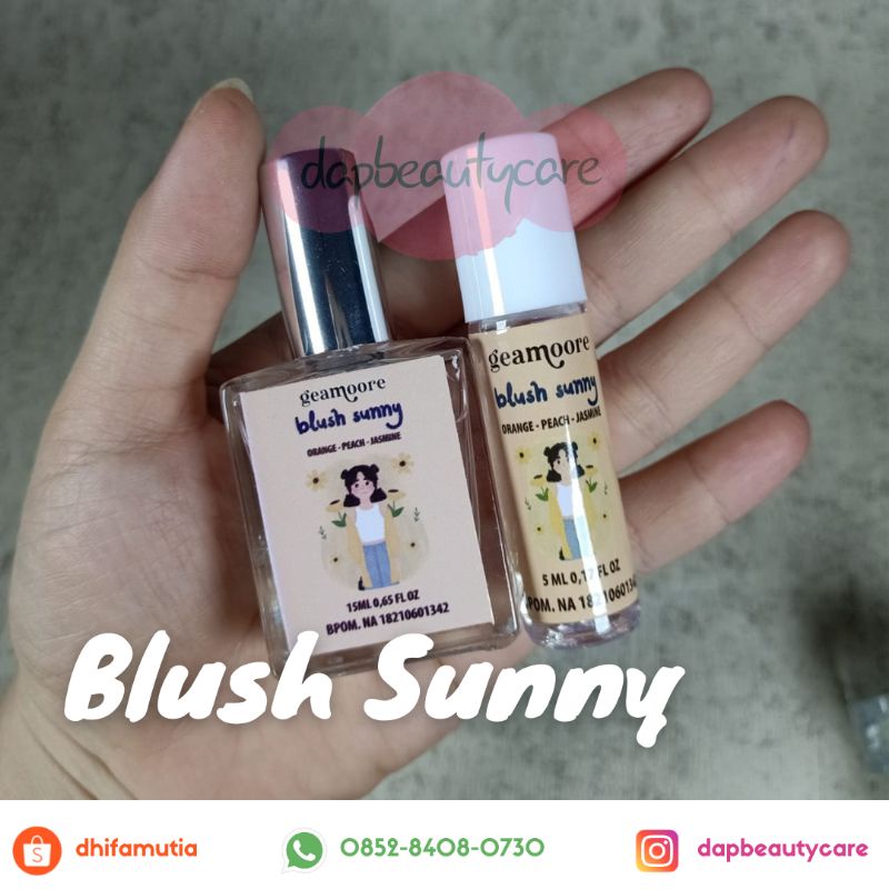 READY‼️ GEAMOORE ADDICTED SERIES 5ML 15ML/ PARFUM GEAMOORE ADDICTED SERIES ROLL ON SPRAY-Blush Sunny