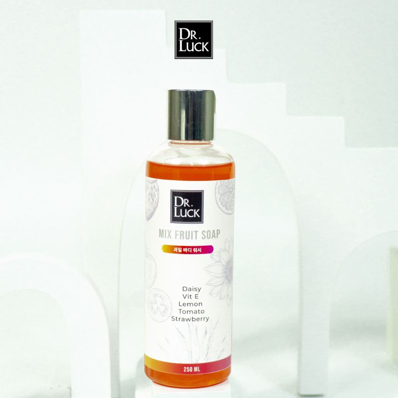 Dr. Luck Mix Fruit Body Wash Sabun mandi cair| sabun pemutih | sabun buah | bodywash