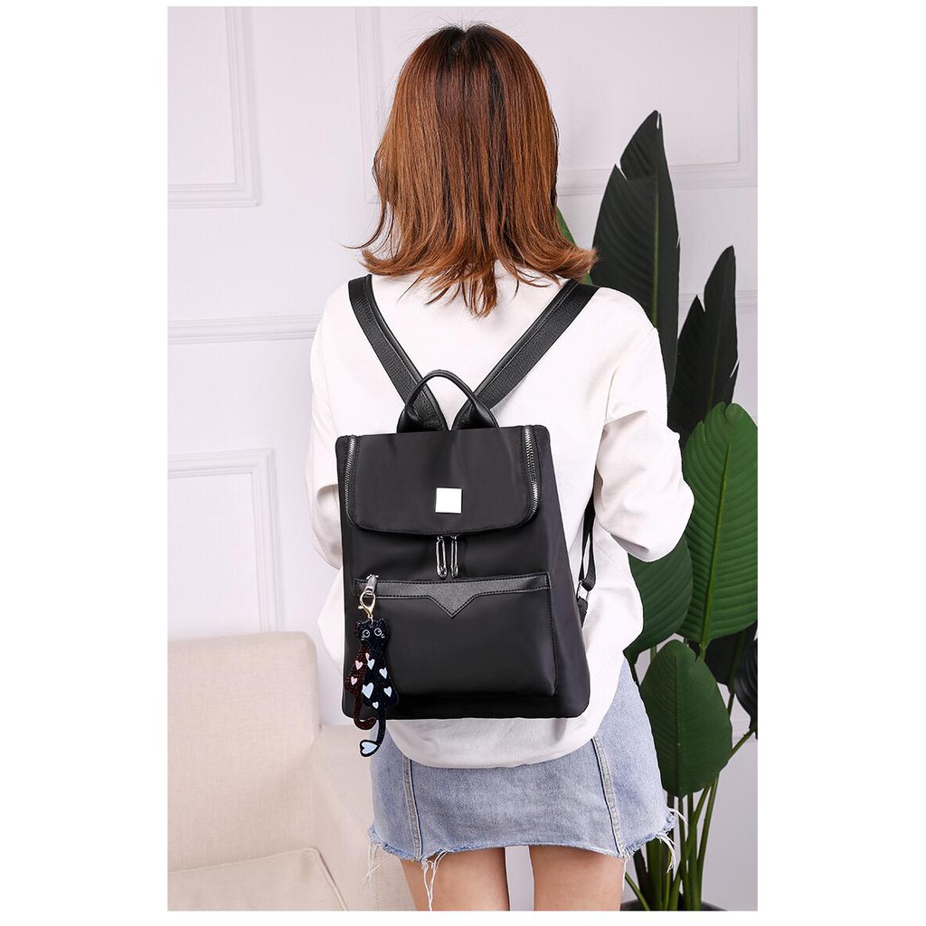 TAS HAPPY EL 629 Tas batam dan tas ransel import wanita model Ransel 1kg bisa 2 tas