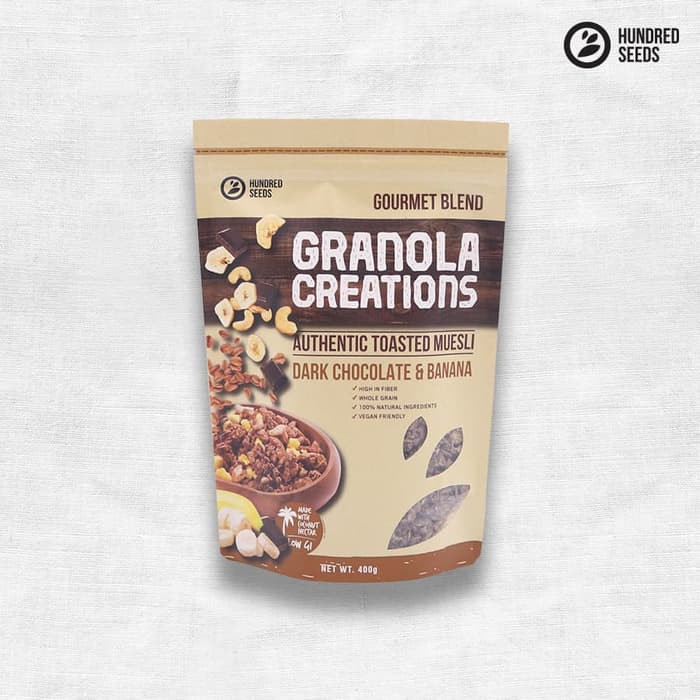 

Granola Creations DarkChocolate&Banana I Muesli I Snack I Sereal400gr