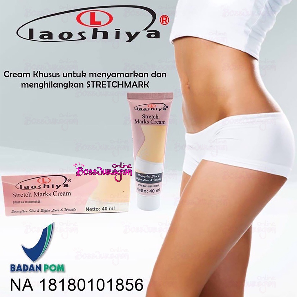 (BOSS) Laoshiya stretch mark cream BPOM SH cosmetics