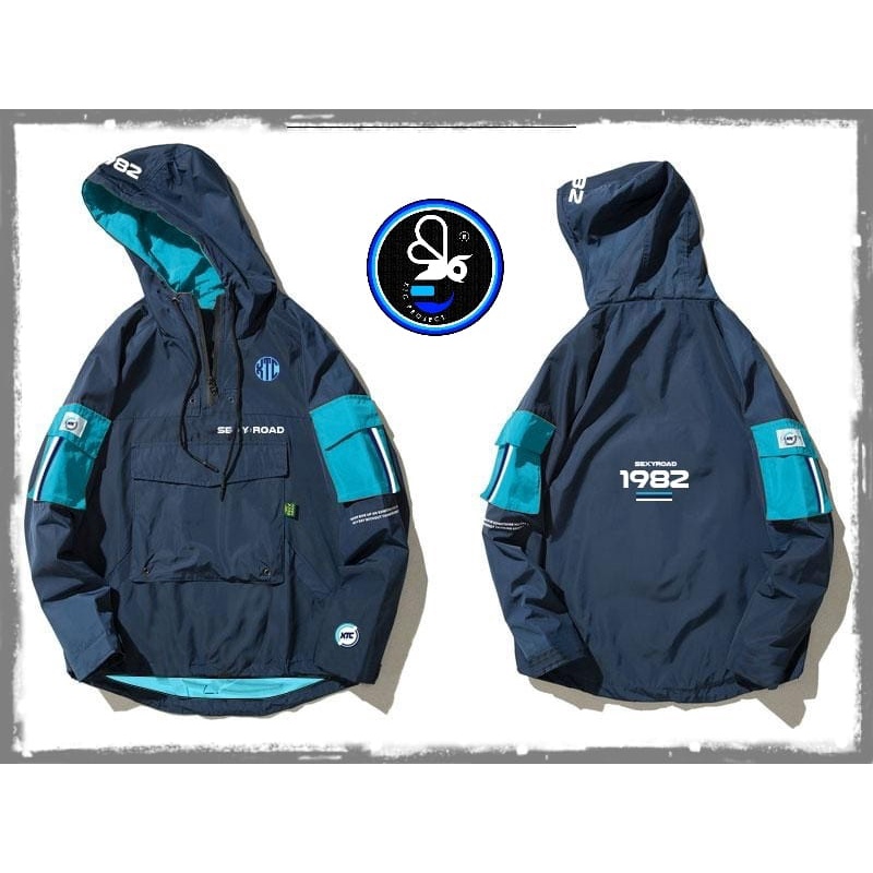Jaket Coach Taslan Puma XTC INDONESIA XP1 Full Bordir  (VENDOR DAN LABEL RESMI DPP XTC INDONESIA) ( 
