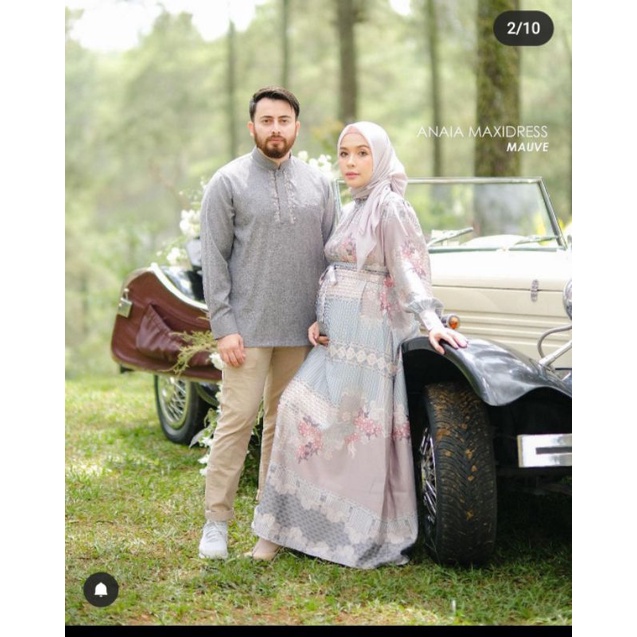 Zatif Series Mayoutfit Anaia Mauve Maxidress