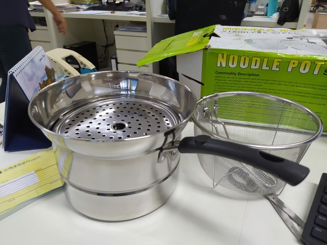 Panci 3 In 1 Goreng, Rebus, Kukus Panci Multifungsi Deep Fryer Multifunction Cookware