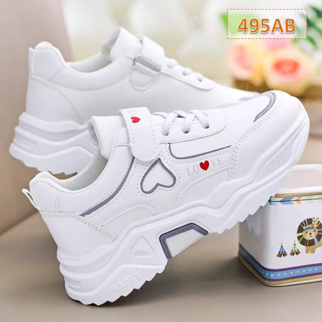 Sepatu Anak Sneakers My Love Fashion Korea Cewek Cowok (495)