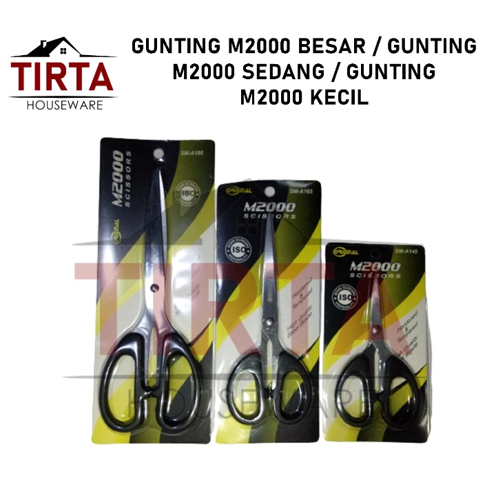 

GUNTING M2000 TAJAM BESAR SEDANG KECIL