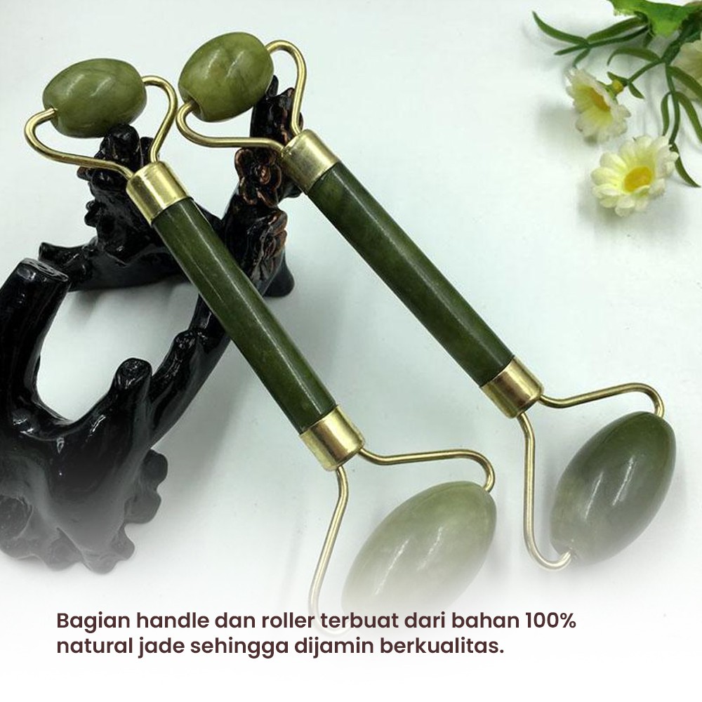 Jade Roller Face Alat Roller Wajah Facial Face Massage