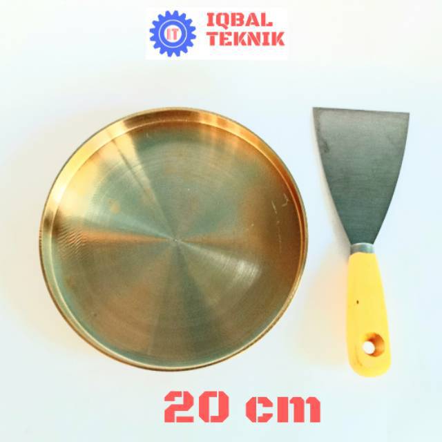 Loyang leker putar kuningan 20cm 1 paket/cetakan lekker putar/wajan leker putar
