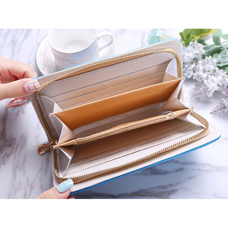 Dompet Wanita Impor Panjang PITA Matte Womens Korean Style Batam Long Walet