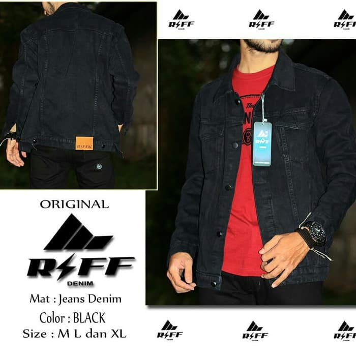 promo JAKET JEANS LEVIS HITAM PRIA DENIM ( PREMIUM) BIRU MUDA BIOBLITZ BLACK