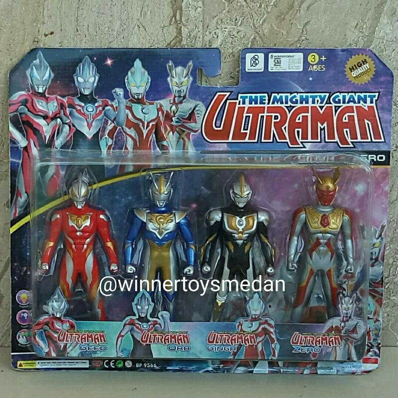 Mainan Ultraman Ginga Geed ORB Zero BP 9566 / Mainan Robot Ultramen (FA)