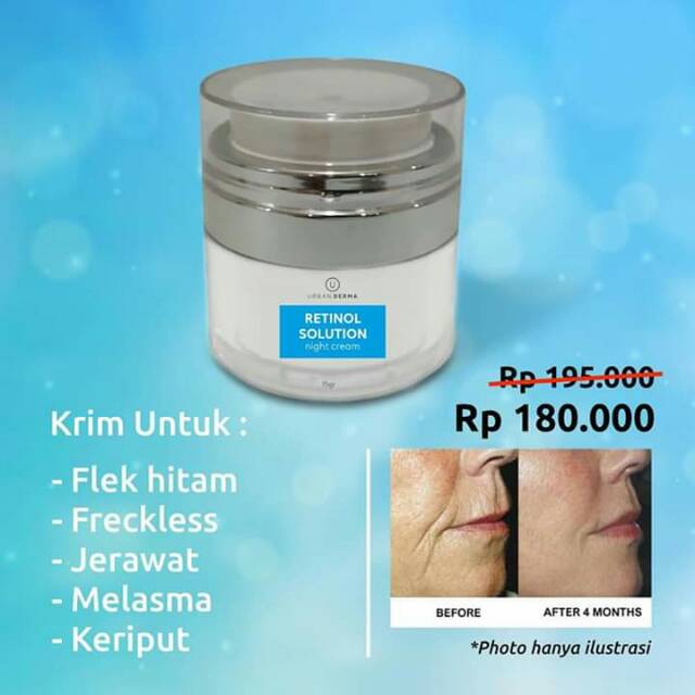 Night Cream RETINOL urban derma