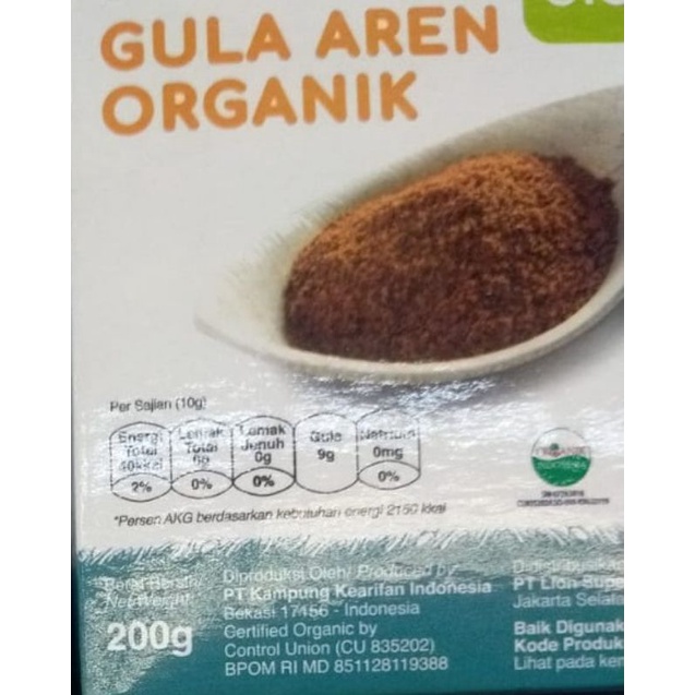 

Gula aren organik 200gr