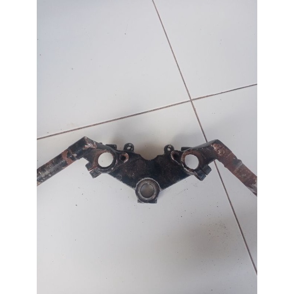 Stang stir setang jepit segitiga atas Yamaha RXZ original copotan YGP