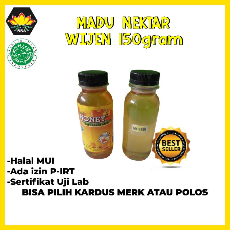 Madu Murni Asli Nektar Bunga Wijen 150 gram