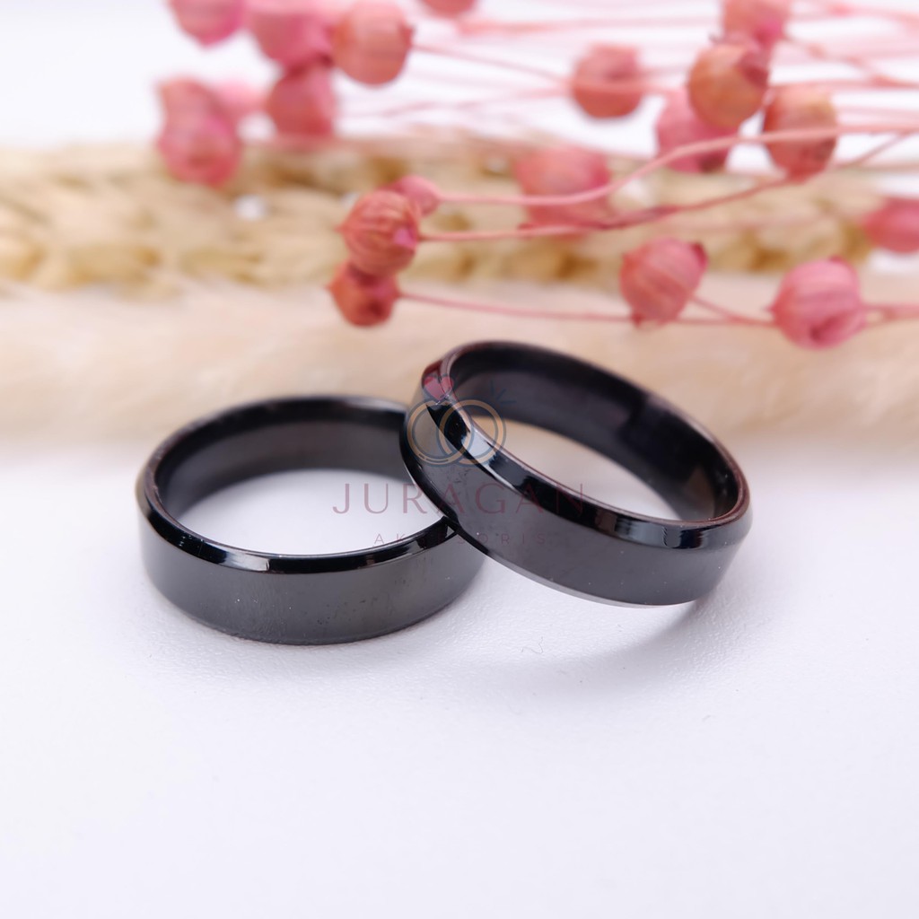 [UKIR NAMA + BOX HATI] Cincin Couple BUCIN Titanium M23 BONUS Gelang Couple