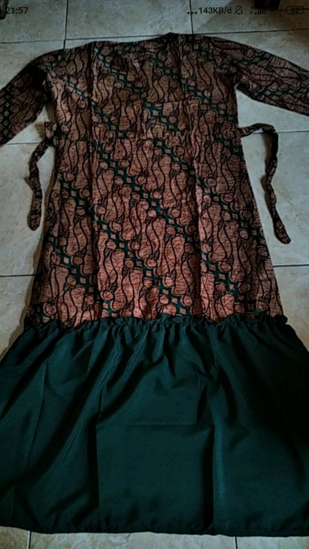 Baju Gamis Batik Meisya Baju Batik Wanita Muslimah M L Xl Xxl 3xl
