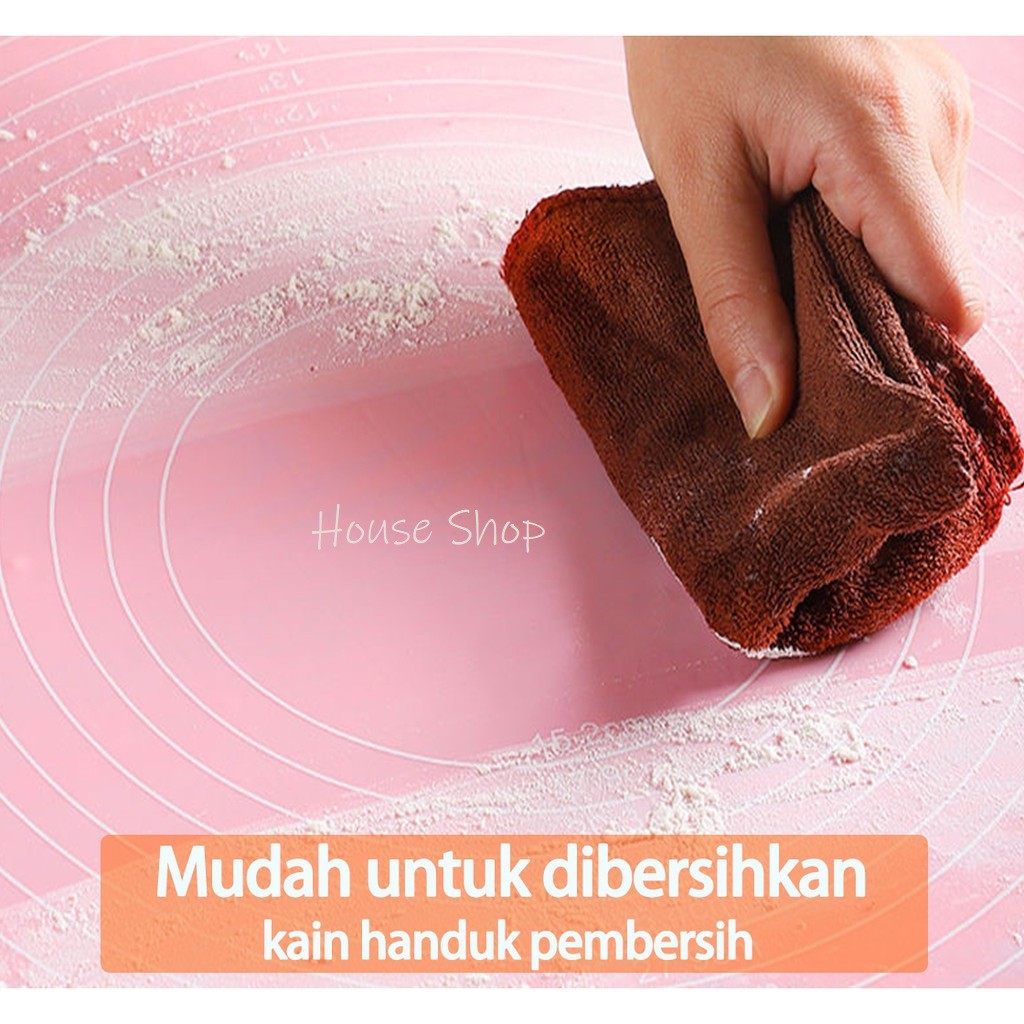 LM-0157 Alas Adonan Tepung &amp; Kue Silikon Anti Lengket - Baking Mat Silicone