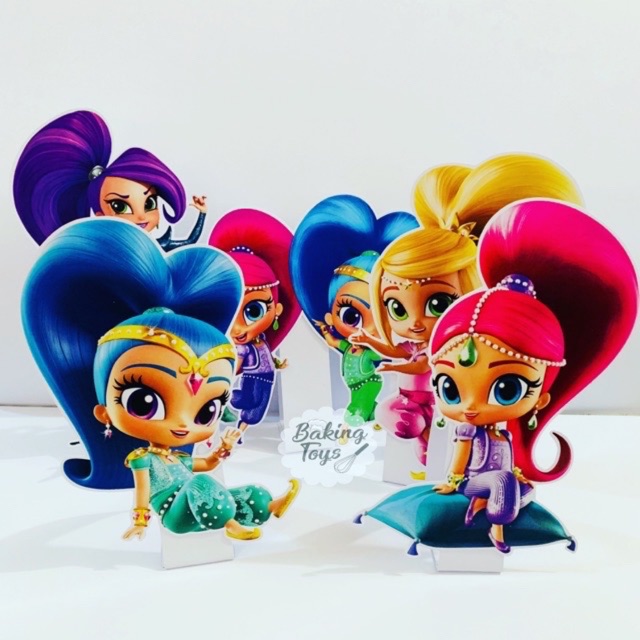 Shimmer and Shine Stand Table Birthday / Hiasan Dessert Table / Meja Ulang Tahun / Dekor Meja