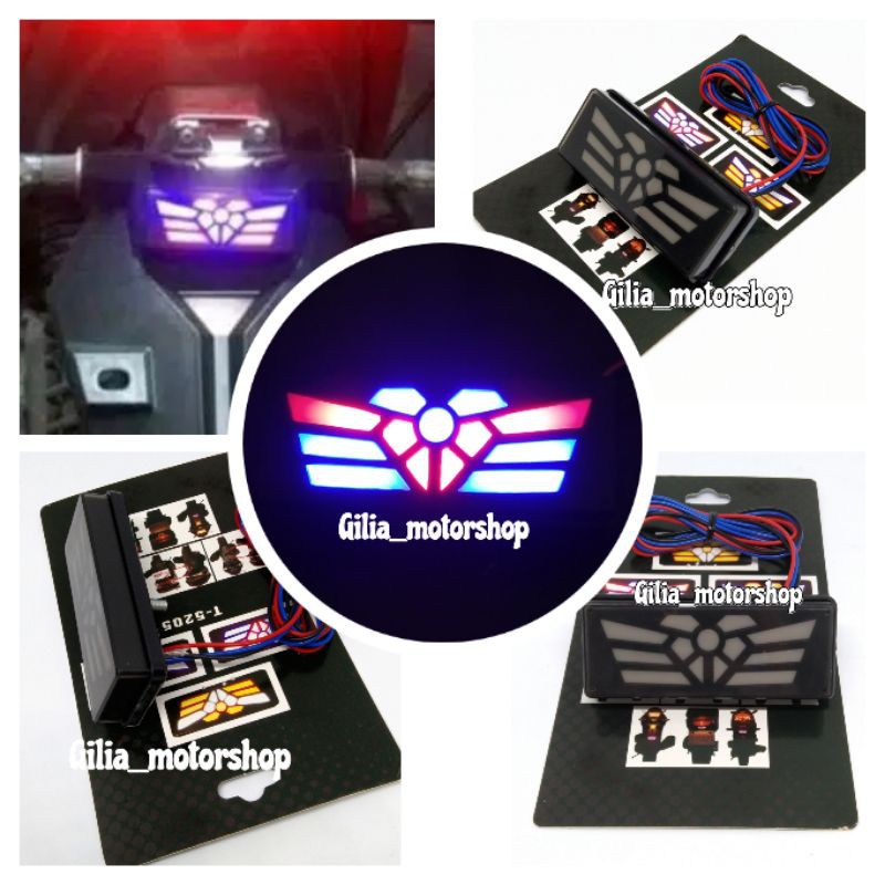 Lampu Stop Mata Kucing Motor Lazy RunningKedip Lampu Stop Mata Kucing Universal Nmax Lexi Aerox Beat