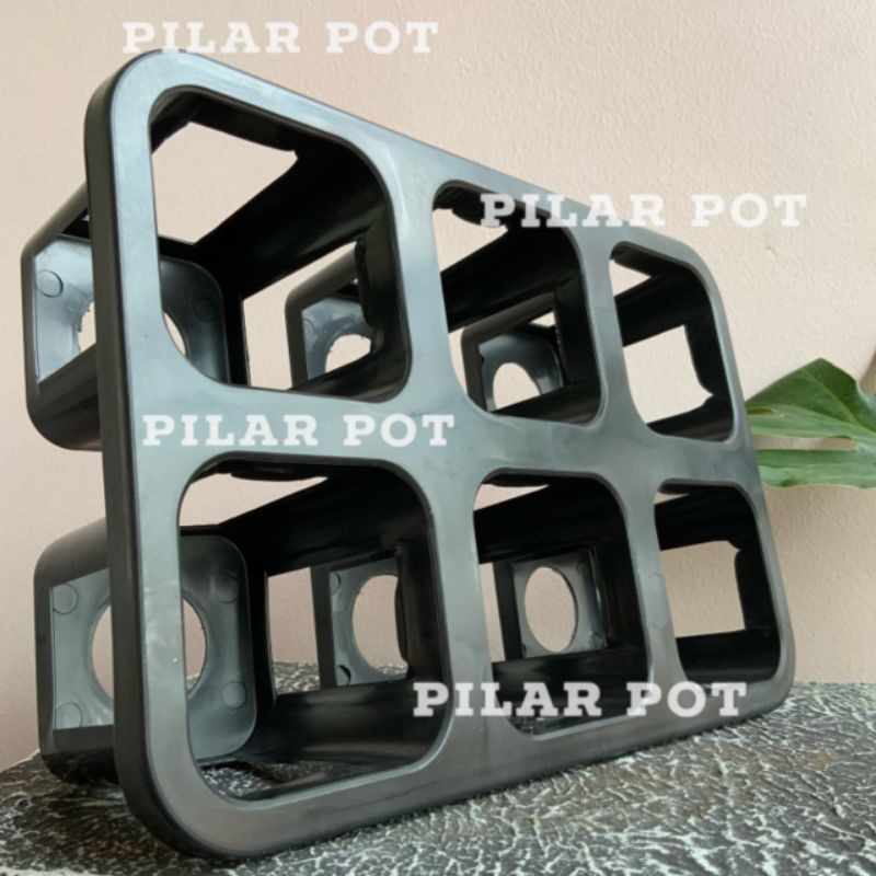 Tray pot nkt kotak 8cm (tanpa pot) | nkt kotak 8cm | tray semai bibit