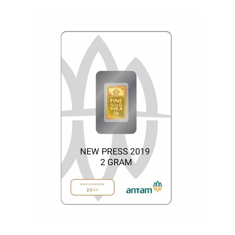 ANTAM FINE GOLD EMAS 2 GRAM LOGAM MULIA 99.99%