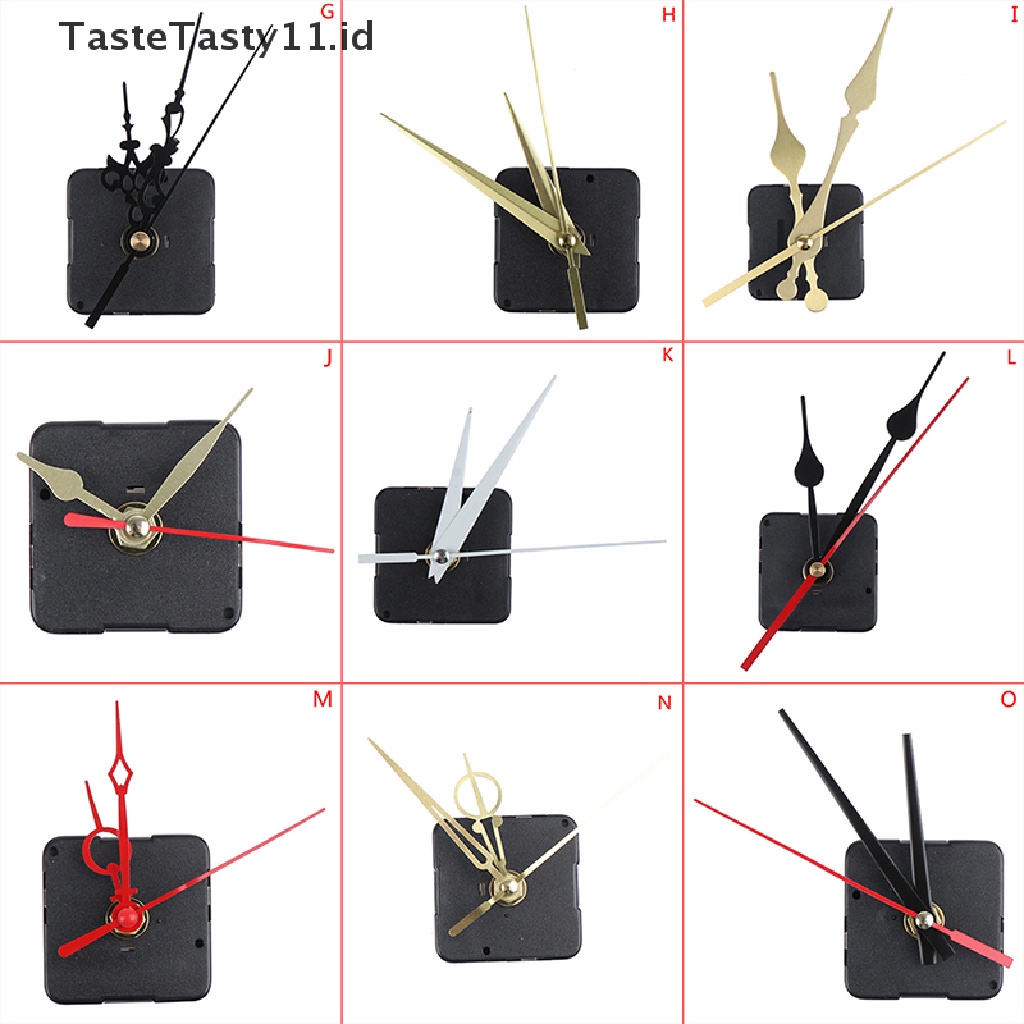 【TasteTasty】 Classic Silent Cross Stitch Quartz Clock Movement Mechanism DIY Kit Powered Tool .