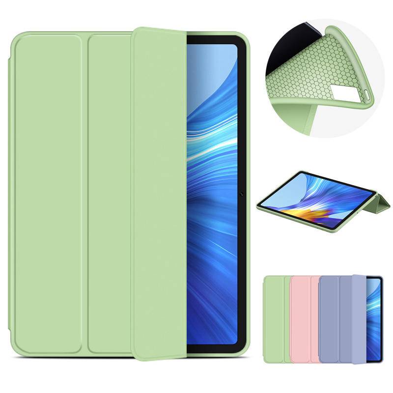 Soft Case Silikon Kulit Trifold Cover Huawei MatePad T10 T10s Pro 10.4 11 &quot;M6 10.8&quot;