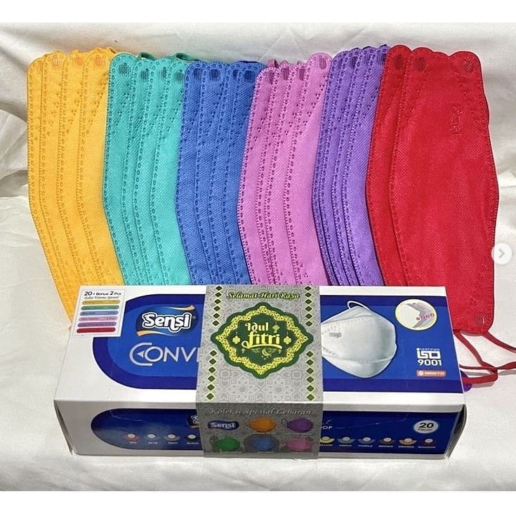 Masker Sensi Convex Mask Murah Earloop (Box)