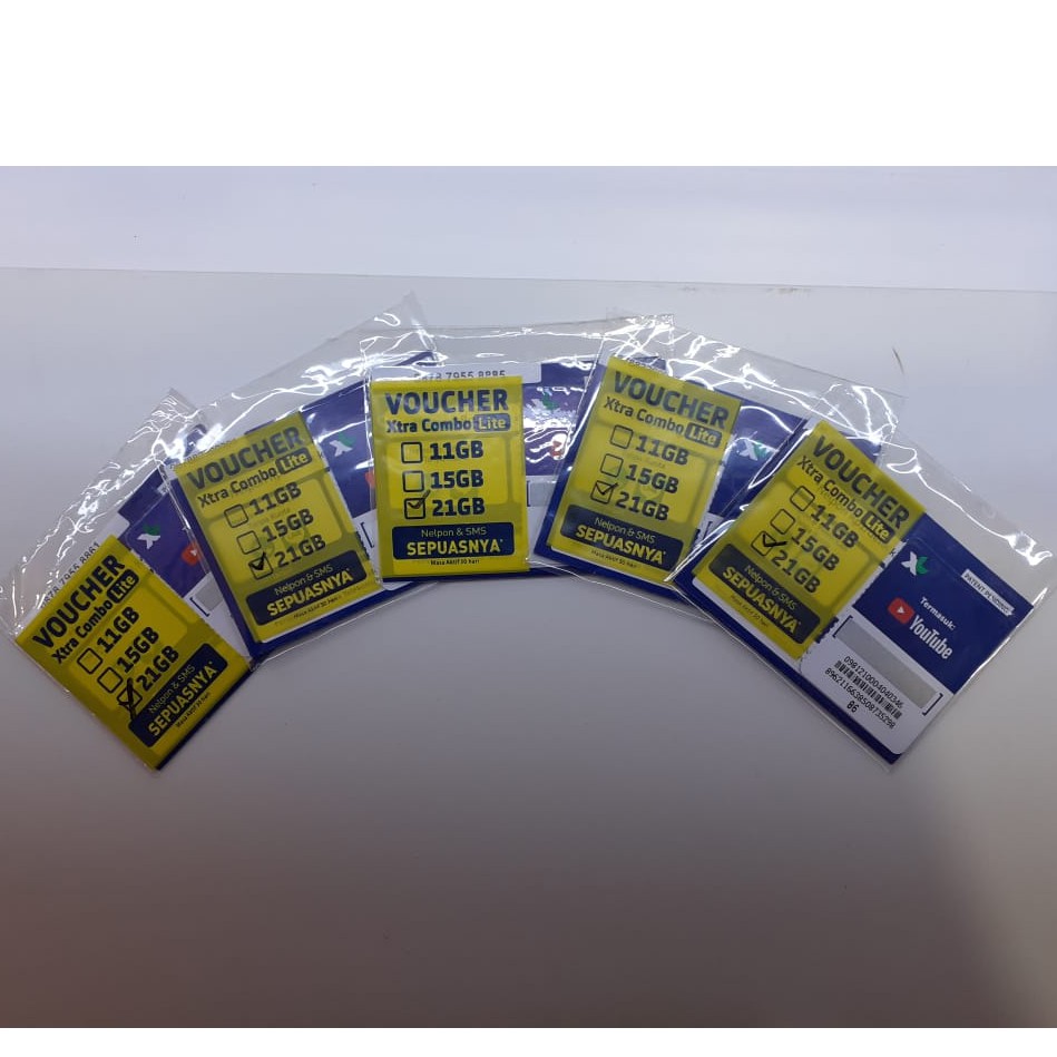 Kartu Perdana Kuota XL X-tra Unlimited TURBO 21GB