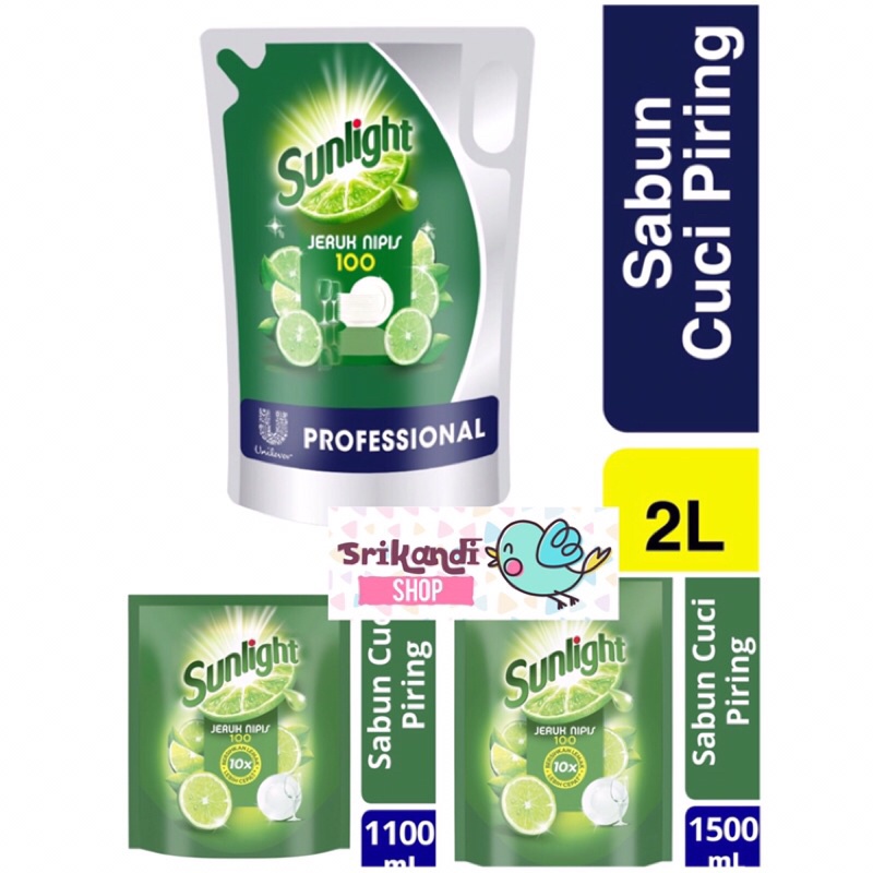 SUNLIGHT / MAMALEMON / MAMALIME / MAMA LEMON LIME DISH WASH LIME REFILL 650ml 1100ml 1600ml 1500ml 1