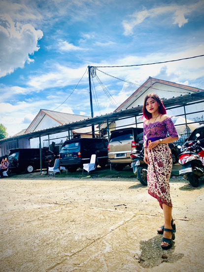 Lembayung.id / Kemeja Batik Lengan Panjang Tanjung Pink