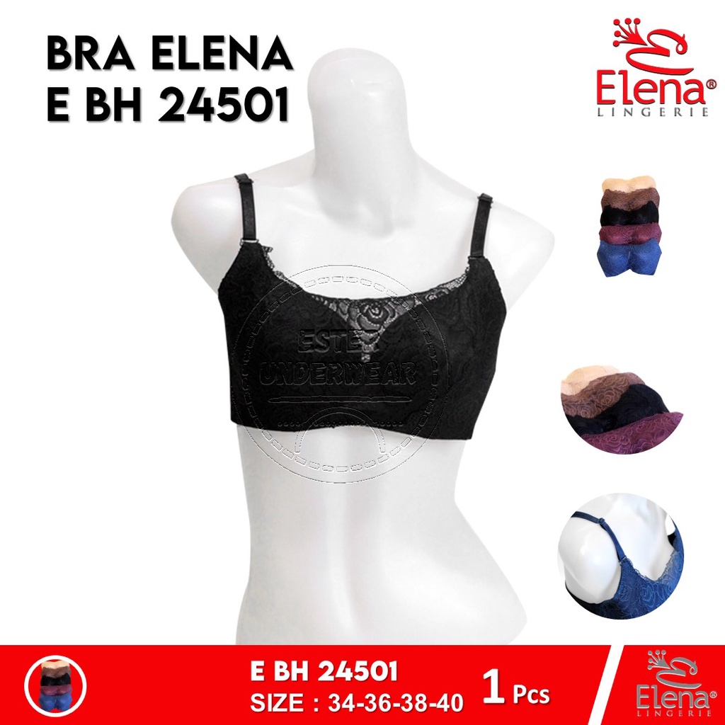 ELENA Bra Wanita Kait 2 E 24501 Isi 1Pcs