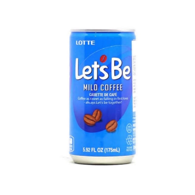 

Lotte Lets Be Mild Coffee Drink - 175ml Made in Korea