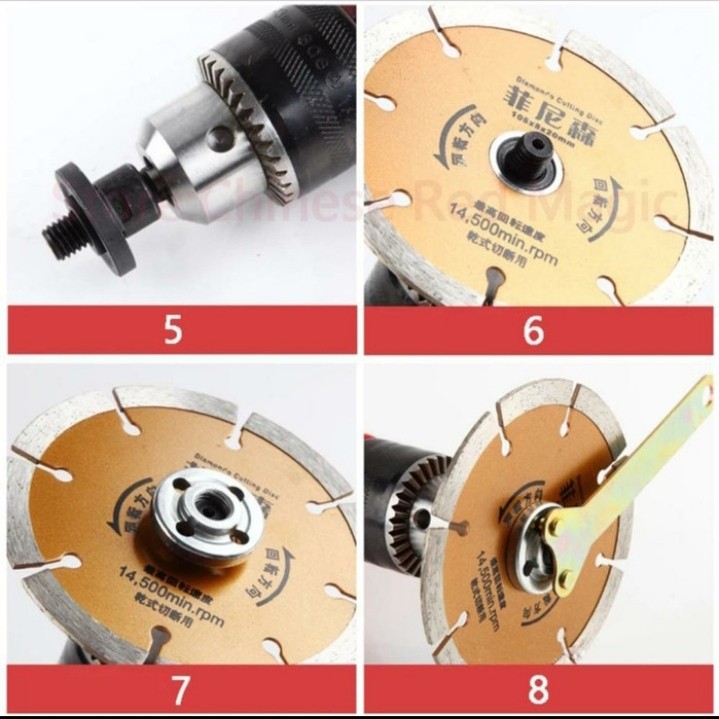 Adapter Bor Gerinda Set Adaptor Baut konektor converter arbor amplas mesin poles potong grinda connector