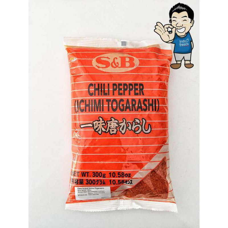 

PROMO S&B CHILI PEPPER/ ICHIMI TOGARASHI/ BUBUK CABAI/ CABE BUBUK- 300 GR TERMURAH