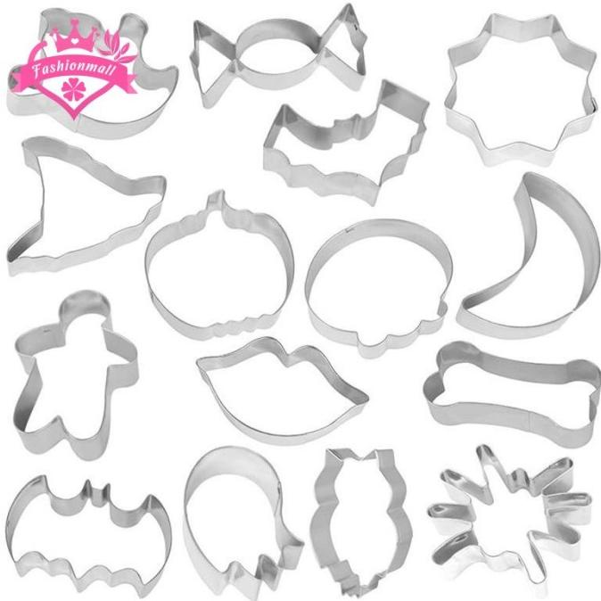 

PROMO 15 PCS PEMOTONG KUE KERING BAHAN STAINLESS STEEL UNTUK XCD521XS