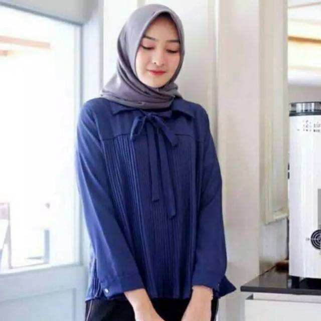 ( PROMO FLASH SALE ) FLINDIK BLOUSE PLISKET/HARGA TERMURAH