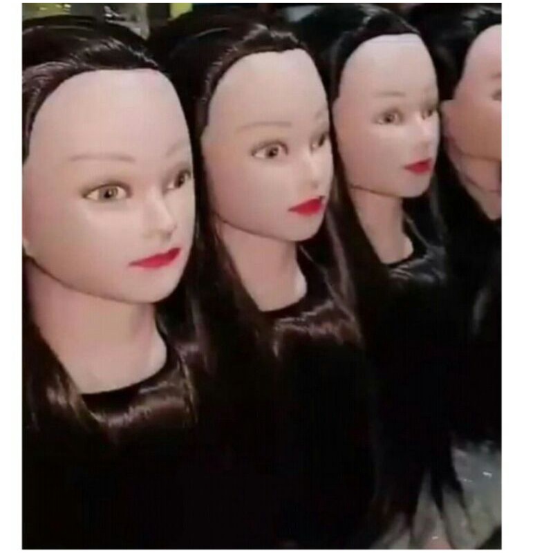 MANEKIN RAMBUT PANGKAS/PATUNG MANEKIN RAMBUT SALON/MANEKIN/BONEKA PATUNG RAMBUT/PATUNG PANGKAS/MANIKIN PATUNG PENATAAN/MANEKIN HAIRDO