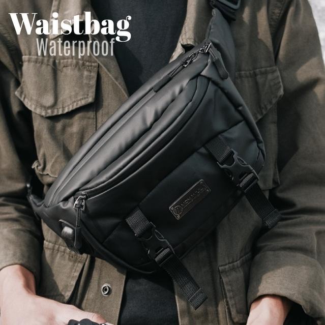 MURAH MERIAH.. Waistbag Pria Waterproof Tas Pinggang Original - Yakut Mokamula