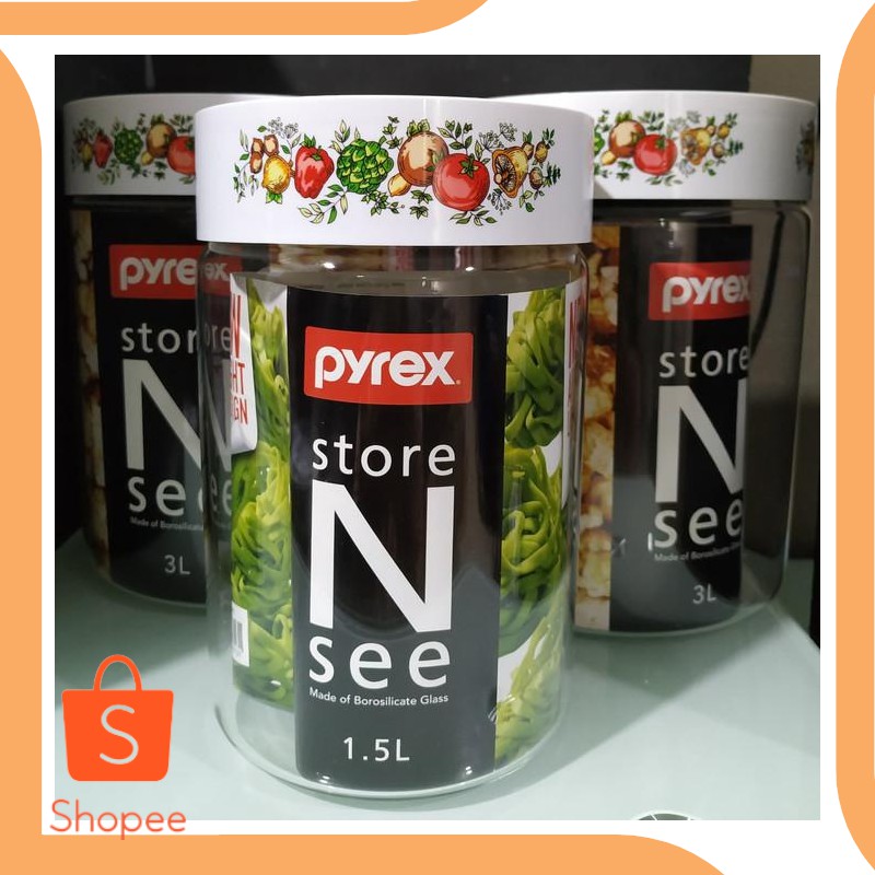 Jual onderdil Hot Price Toples Pyrex Store N See 3.0L 2 PCS & 1.5L 1 PCS 19 Limited