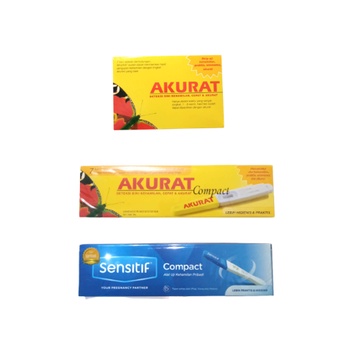 Testpack AKURAT Strip Compact Dan SENSITIF Compact  Uji Tes kehamilan l Tespek Hamil l Pregnancy Test Pack