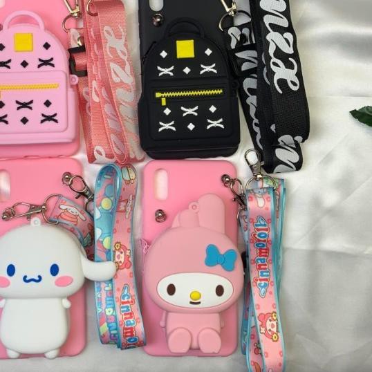 ☞ INFINIX HOT 10 PLAY CASE TAS SELEMPANG +DOMPET TALI ♚