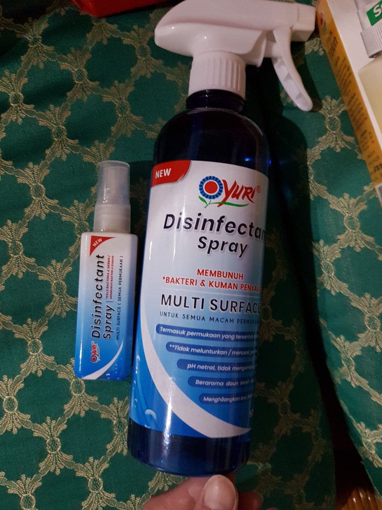 Yuri Disinfectant Spray 500 Ml