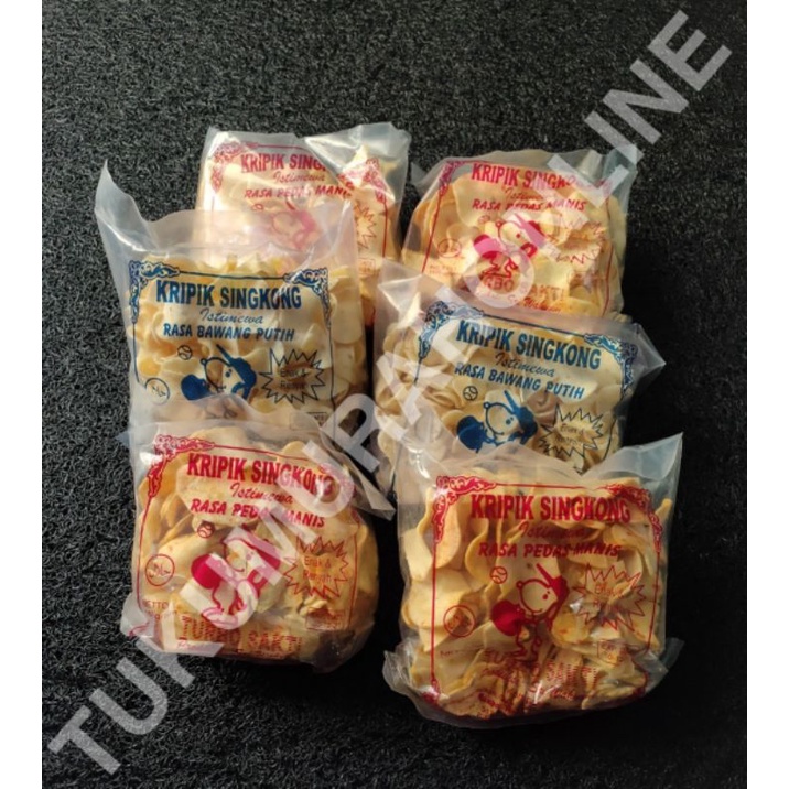 

KERIPIK SINGKONG PEDAS & GURIH MADURA TURBO SAKTI 160G EXP PANJANG 2024 (FRESH)