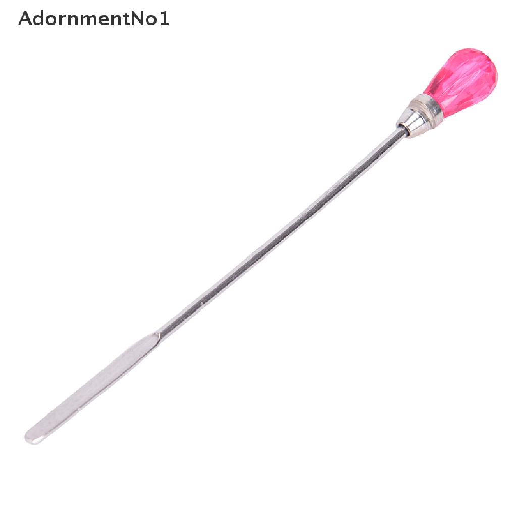 (AdornmentNo1) 3pcs / Set Jarum / Sendok Pembuat Perhiasan Bahan Silikon Resin