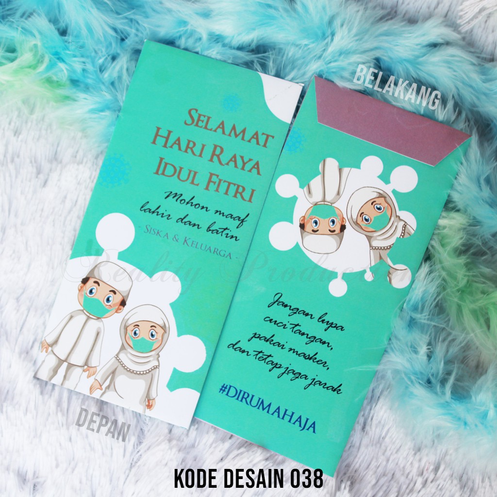 

Amplop Angpao Lebaran Desain Edukasi Covid19 Kode 038 Minimal Order 10 Pcs